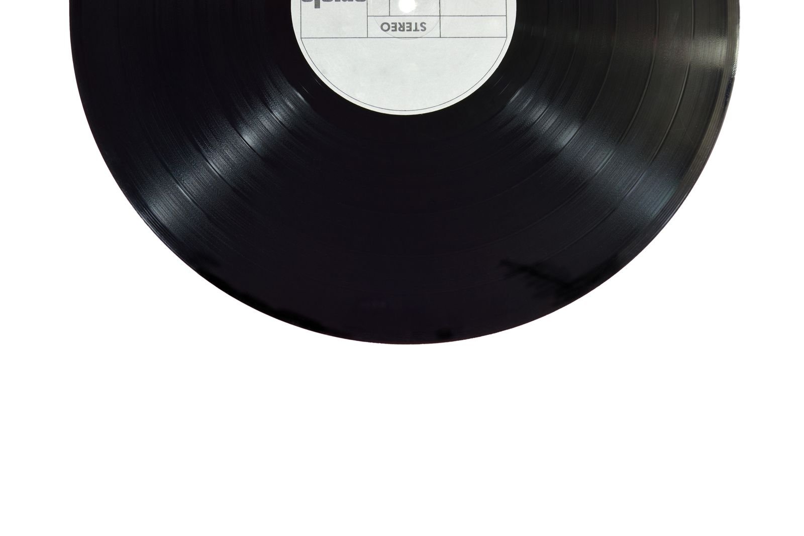 Translucent red vinyl record held up to the light, evoking Alice in Chains' Dirt